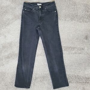 H&M Women's Black Denim Jeans - Size 2